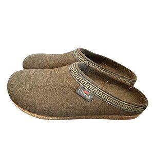 Stegmann Boiled Wool Clogs Men's Size 12 Cork Slipper Shoes